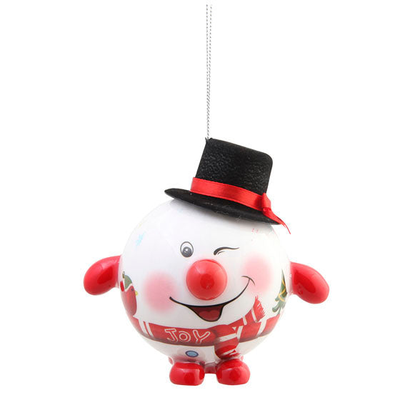 Julkula med LED, Snögubbe