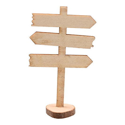 Skylt i trä till Nissedörr