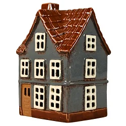 Keramikhus Blått med tegeltak