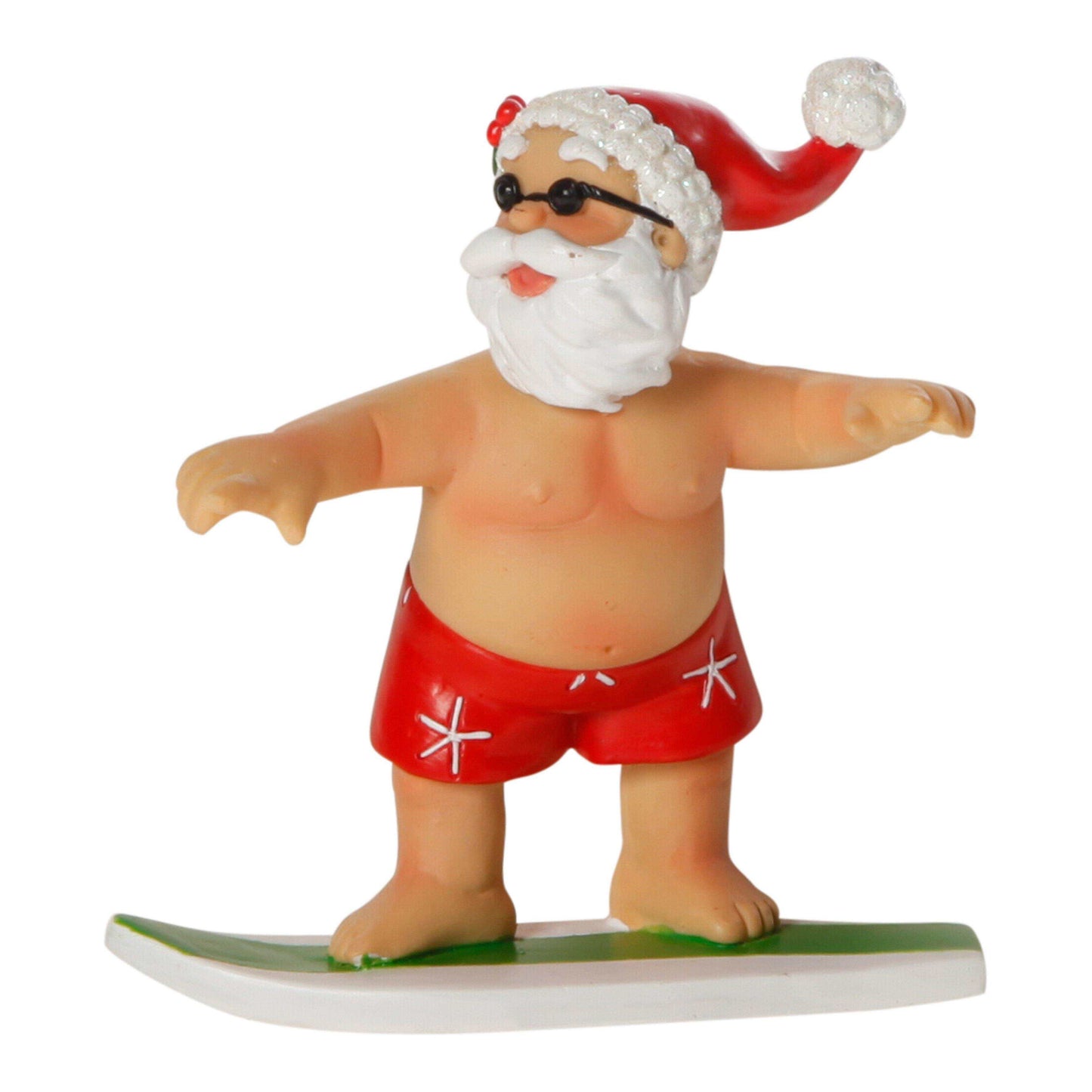 Tomten på Surfbräda - 9cm - The Christmas Store - Sverige