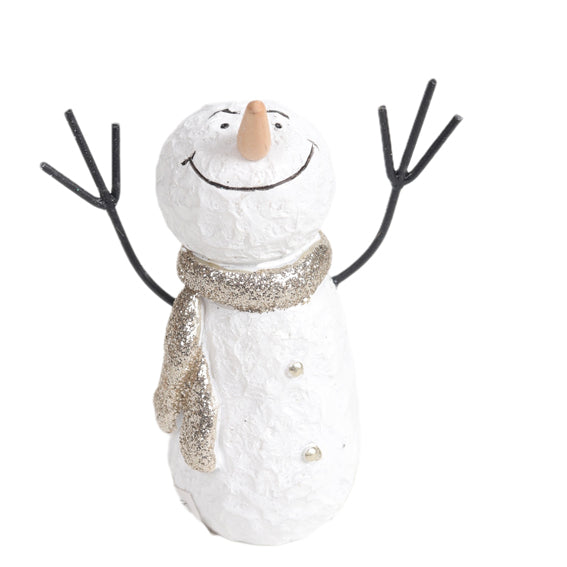 Snögubbe med halsduk