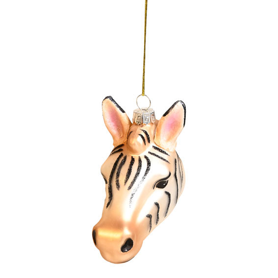 Julkula i glas -Zebra