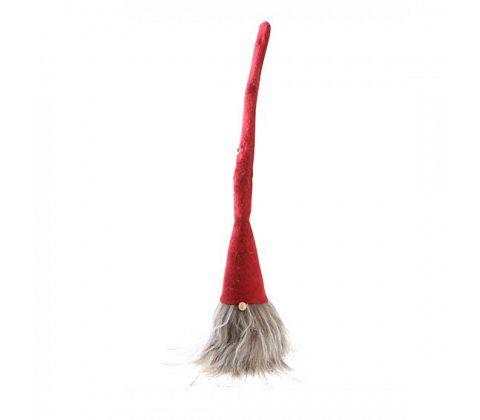 Tomte med lång röd luva 40cm - The Christmas Store - Sverige