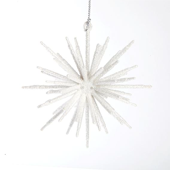3D Stjärna silver 10cm - Handla Julpynt Online - Köp Juldekorationer - Billigt Julpynt - Fint Julpynt - Klassiskt Julpynt - Köp Julsaker - Beställ Julpynt - Beställa Julsaker - Hitta Julpynt - Juldekorationer Online - Handla Julgranspynt