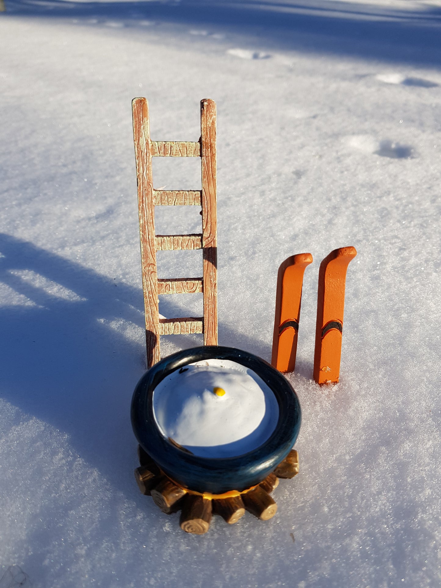 Staket med krans- till Nissedörr
