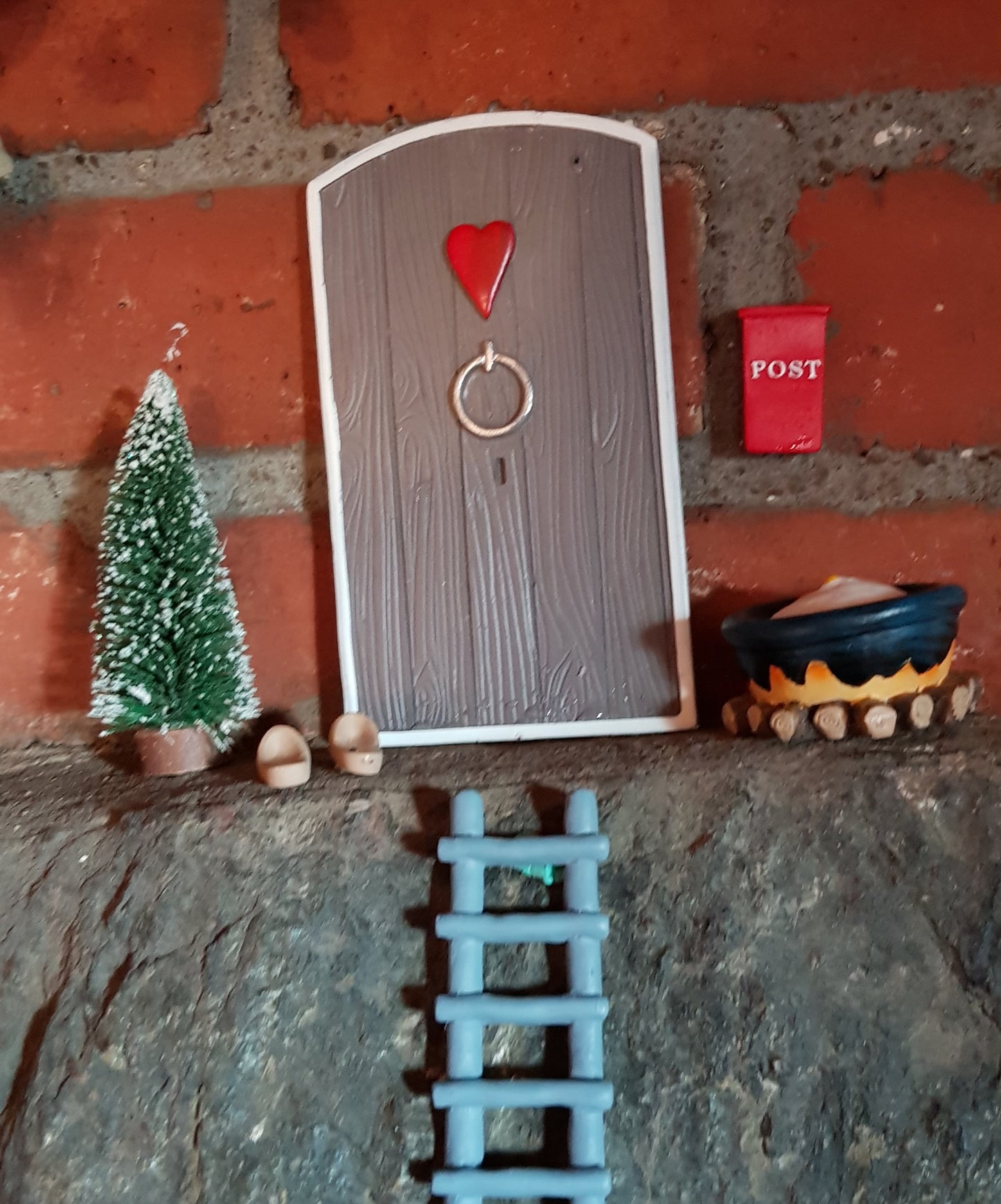 Nissedörr - 6 delar - Grå Dörr
