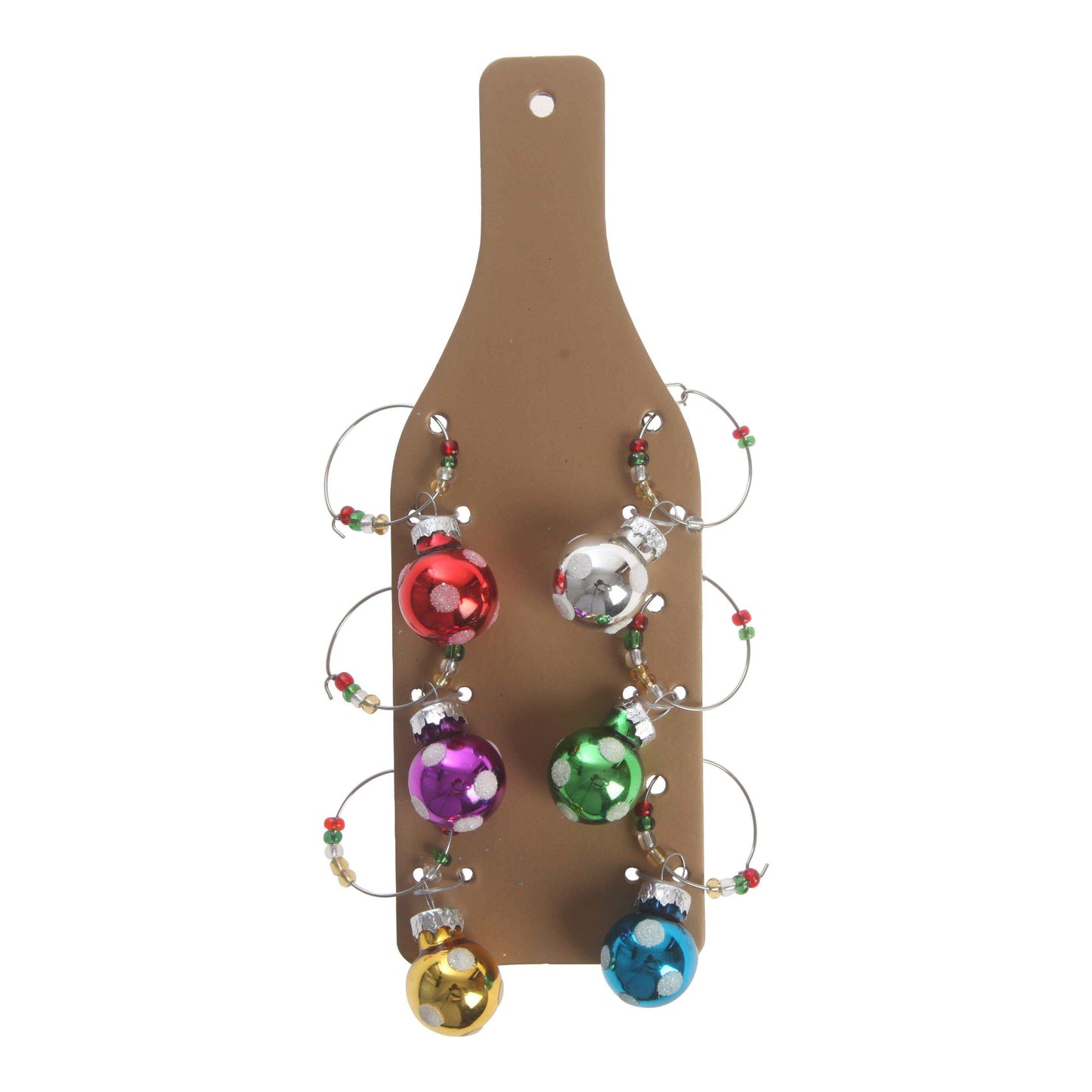 Julkulor dekoration till vinglas 6-pack - The Christmas Store - Sverige