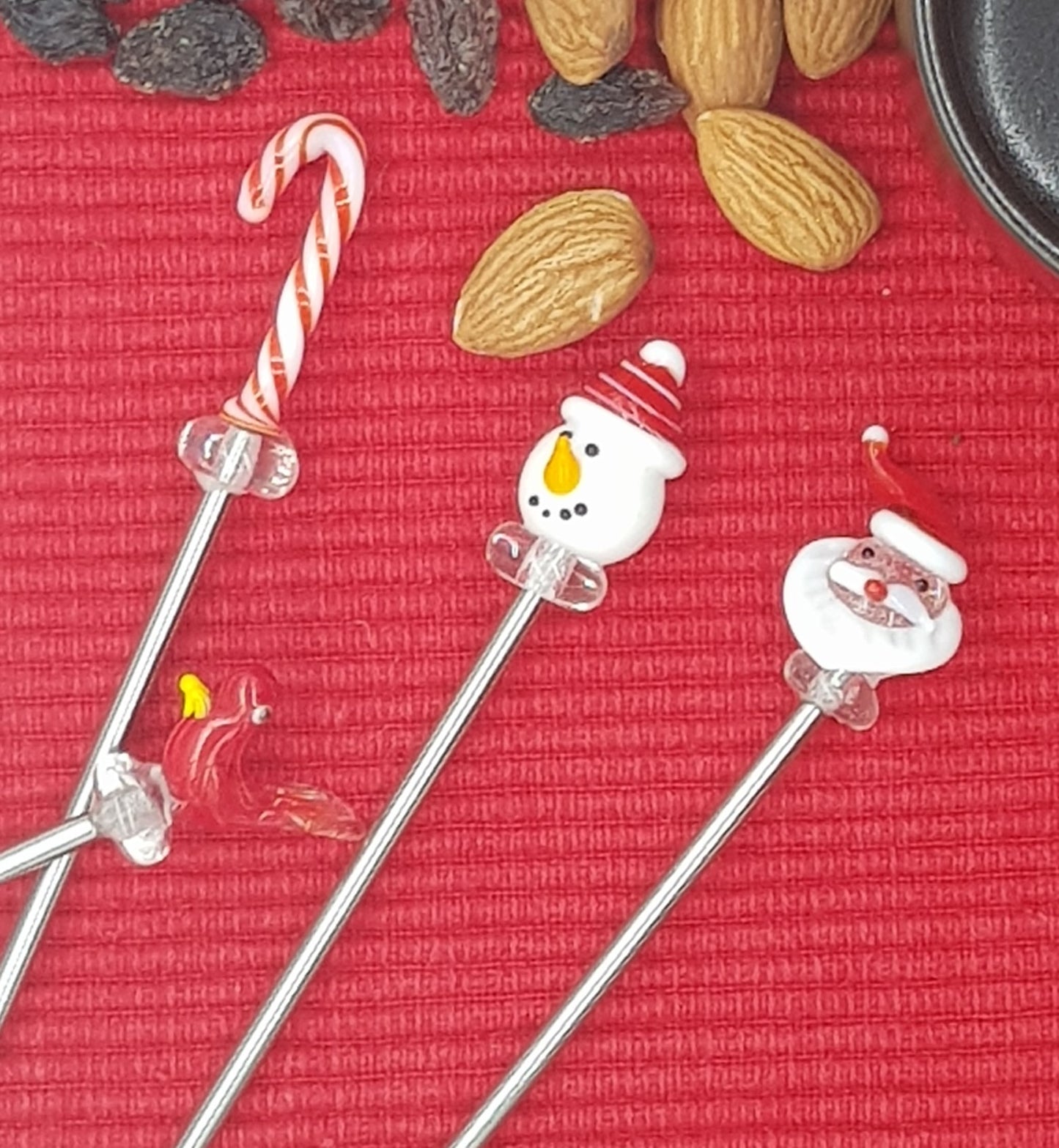 Omrörare Julmotiv 4-Pack