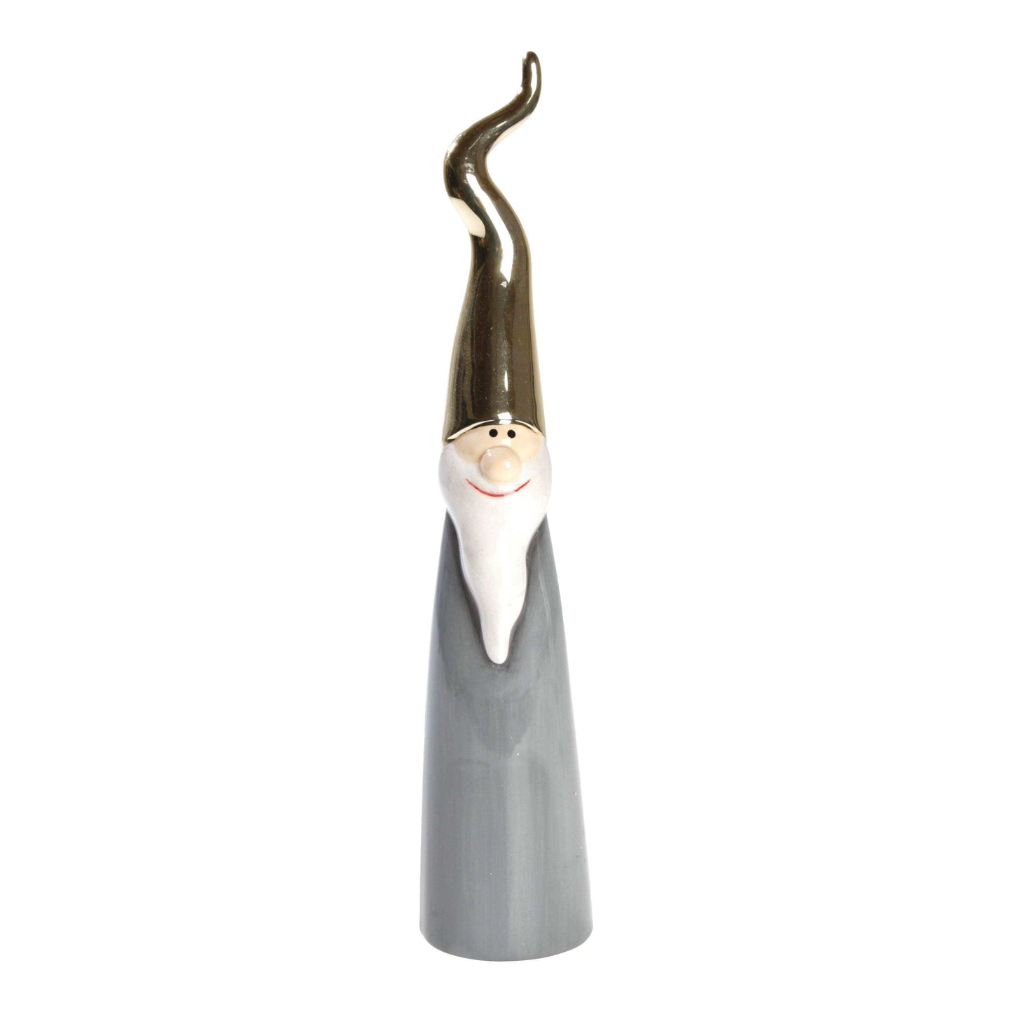 Tomte m guld luva 24 cm - The Christmas Store - Sverige