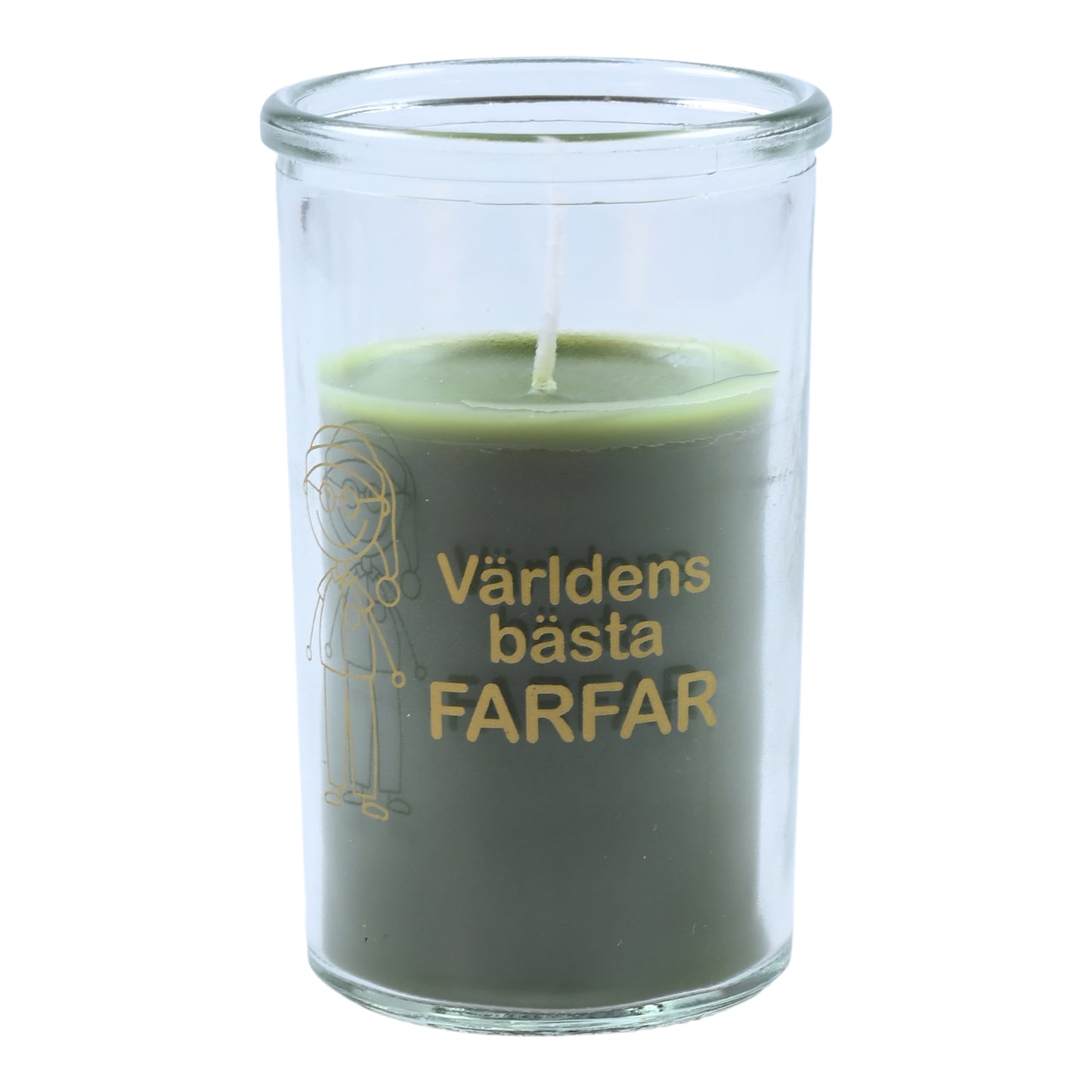 Ljuslykta till Världens Bästa Farfar
