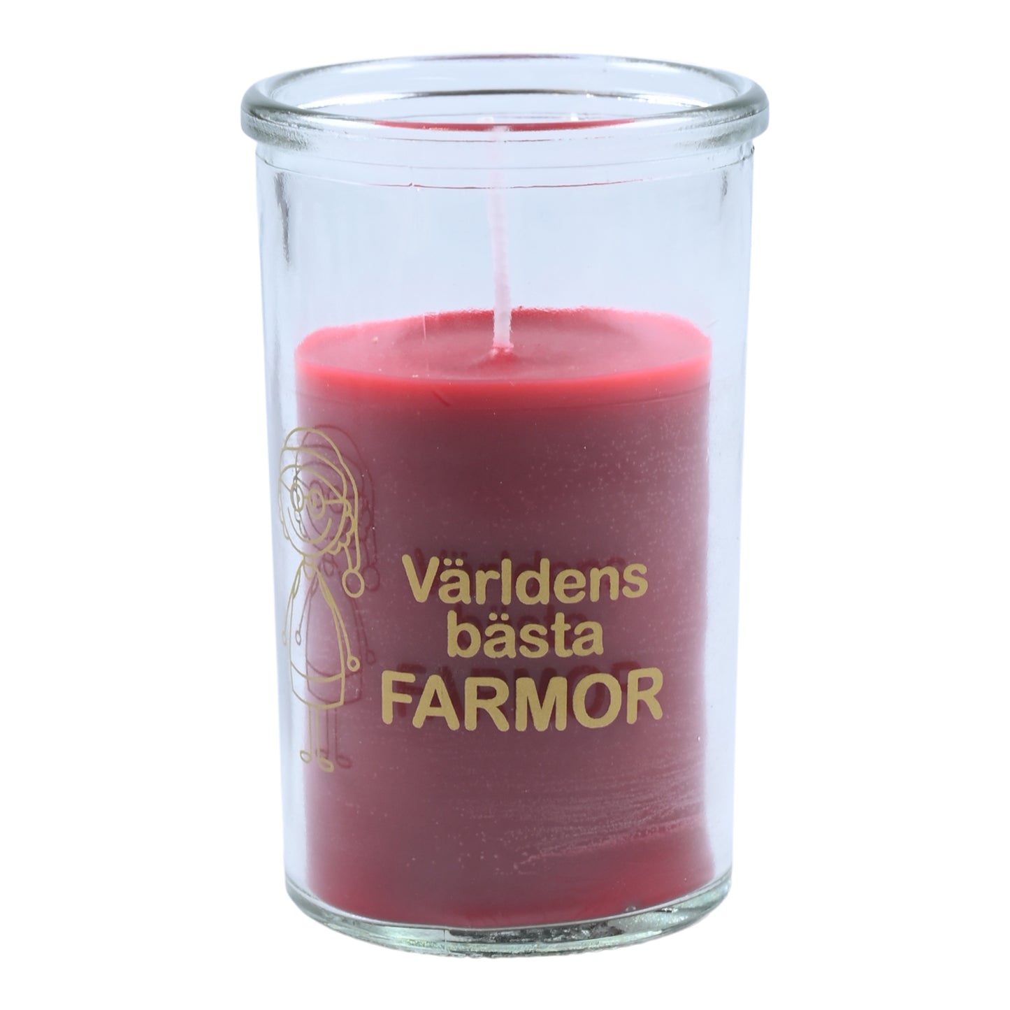 Ljuslykta till Världens Bästa Farmor