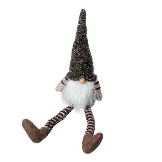 Tomte sittande med långa ben 26cm - The Christmas Store - Sverige