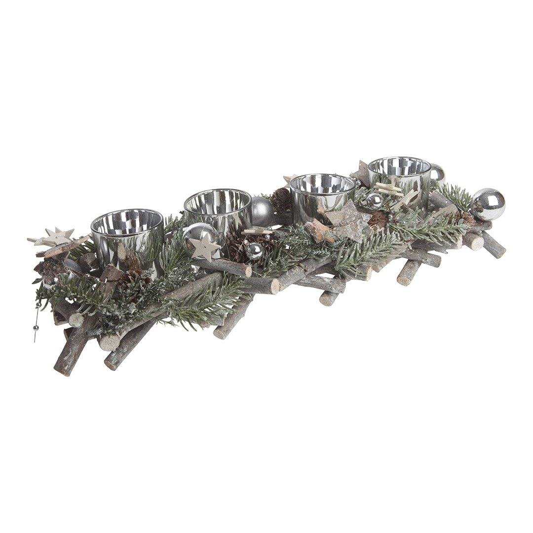 Adventsljusstake Natur 40cm - The Christmas Store - Sverige