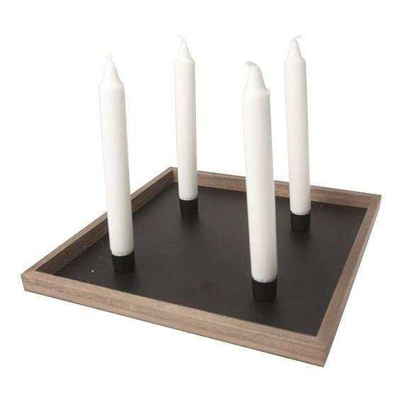 Adventsljusstake 30 cm med magnetplatta - The Christmas Store - Sverige