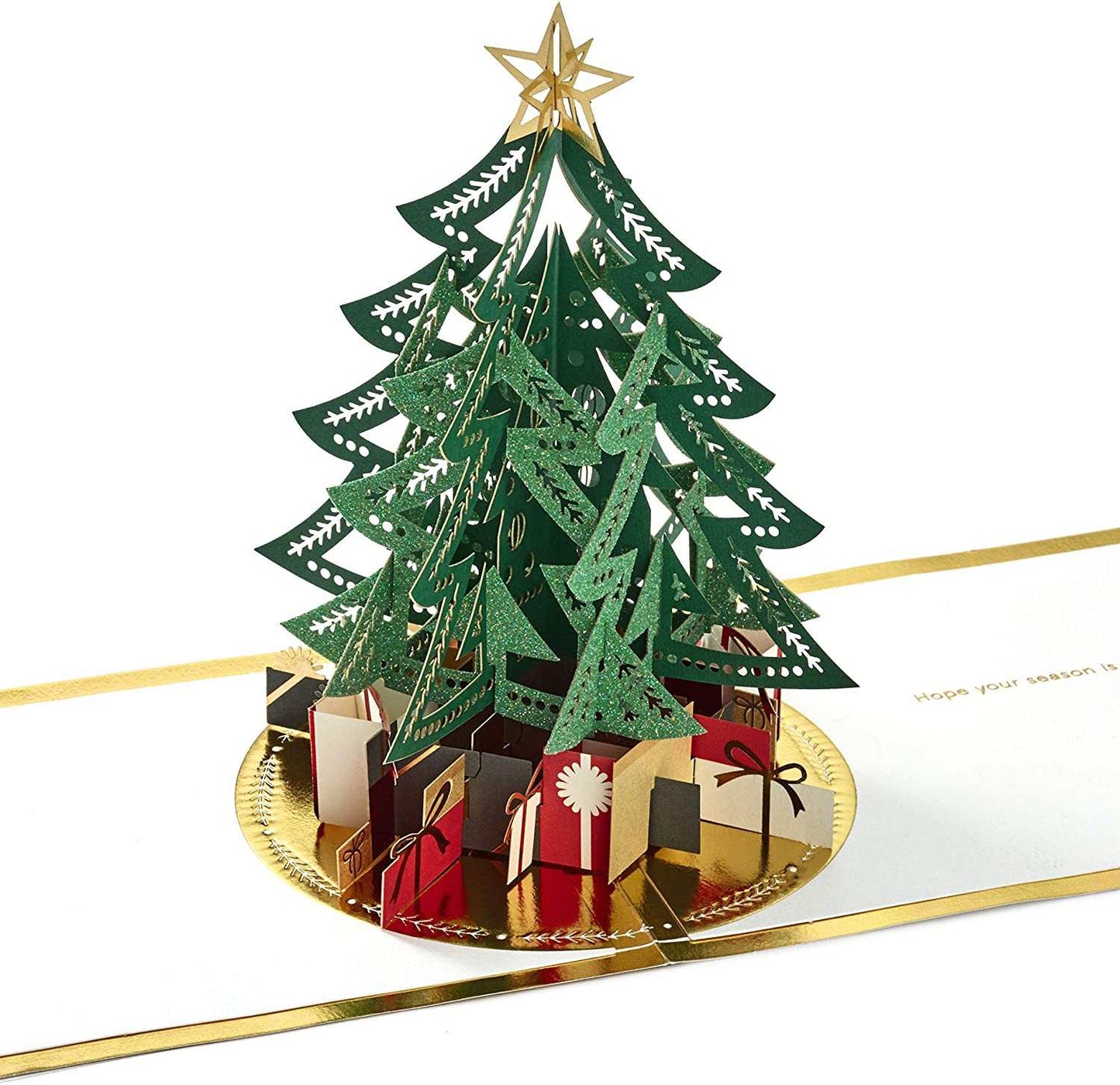 3D Pop-Up Kort - Julgran m. Julklappar - Julkort - The Christmas Store - Sverige - Handla Julpynt Online - Köp Juldekorationer - Billigt Julpynt - Fint Julpynt - Klassiskt Julpynt - Köp Julsaker - Beställ Julpynt - Beställa Julsaker - Hitta Julpynt - Juldekorationer Online - Handla Julgranspynt - The Christmas Store