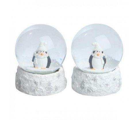 Snöglob med Pingvin 8cm - The Christmas Store - Sverige