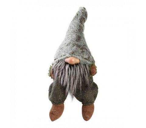 Sittande tomte "Skogen" - 45cm - The Christmas Store - Sverige