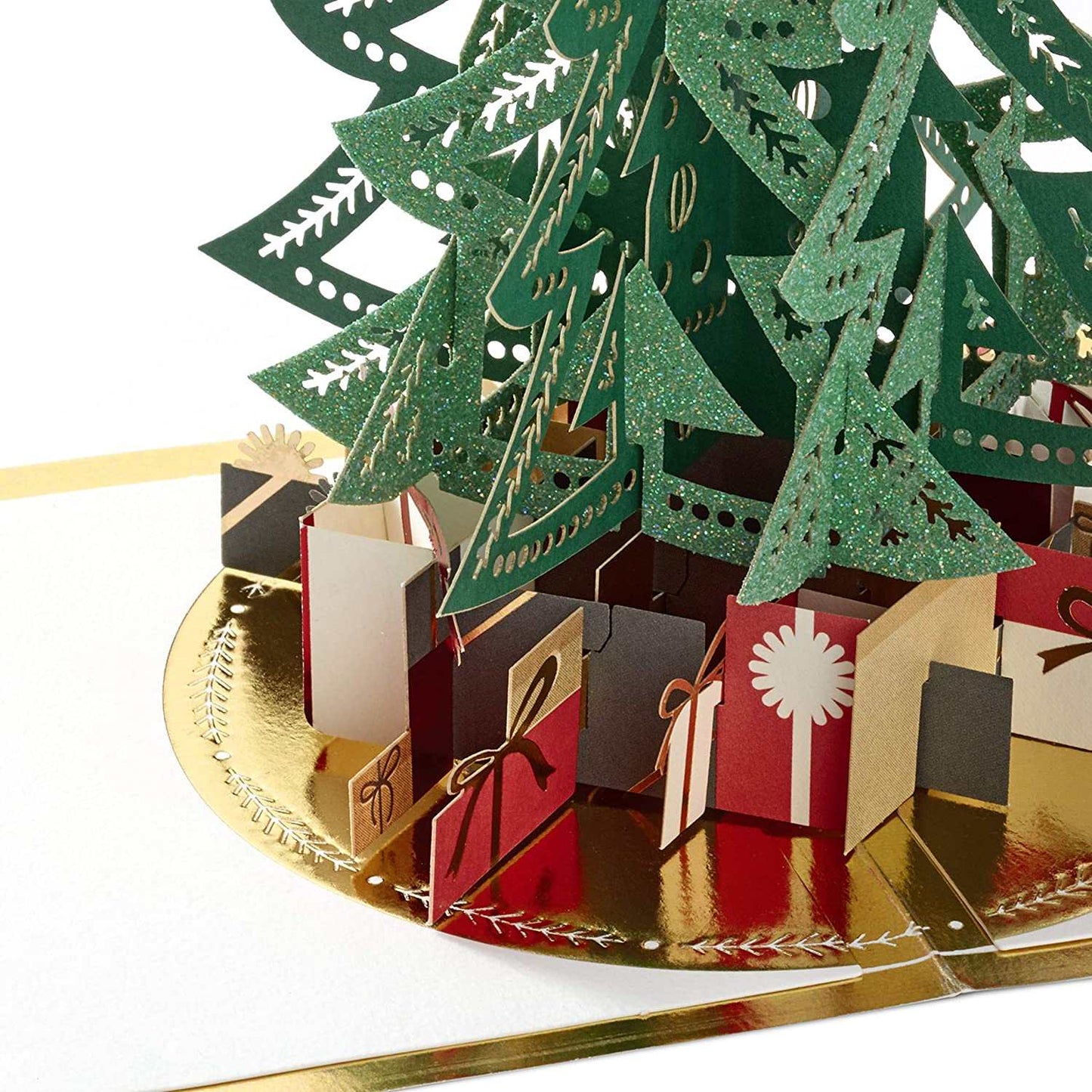 3D Pop-Up Kort - Julgran m. Julklappar - Julkort - The Christmas Store - Sverige
