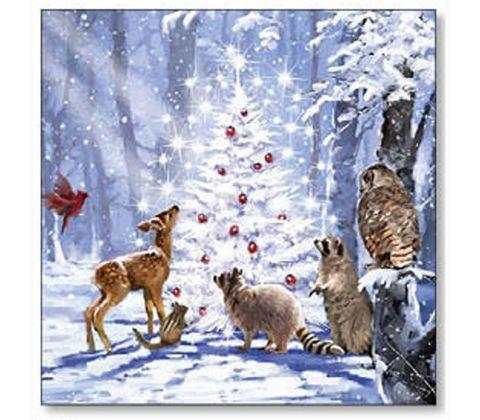 Servetter Jul Djur - The Christmas Store - Sverige