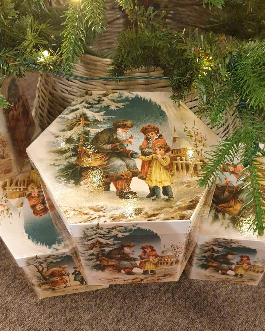 Julkulor "Nostalgi" 14 st i låda