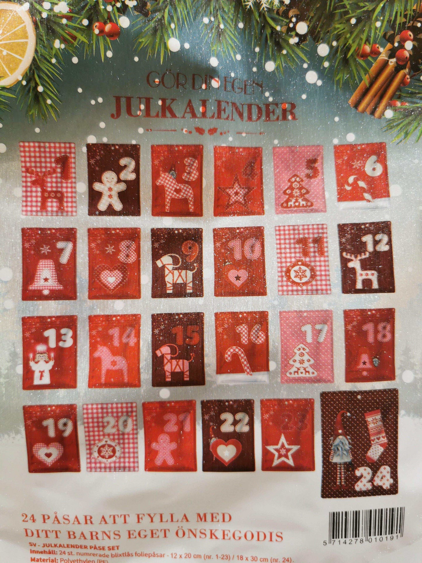 Adventskalenderpåsar - The Christmas Store - Sverige