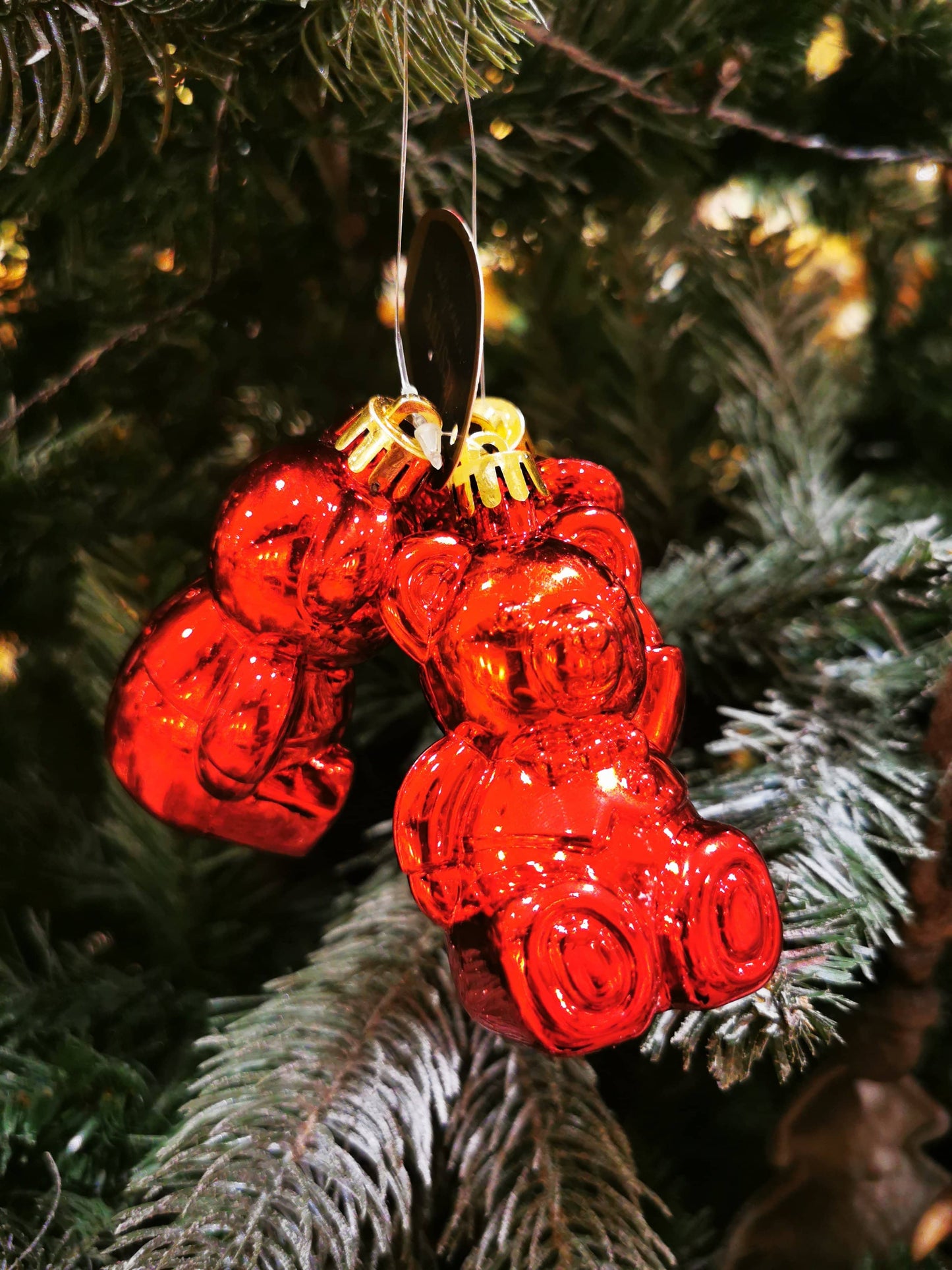 Söta Julröda Nallar - Julpynt till Gran & Grönt!