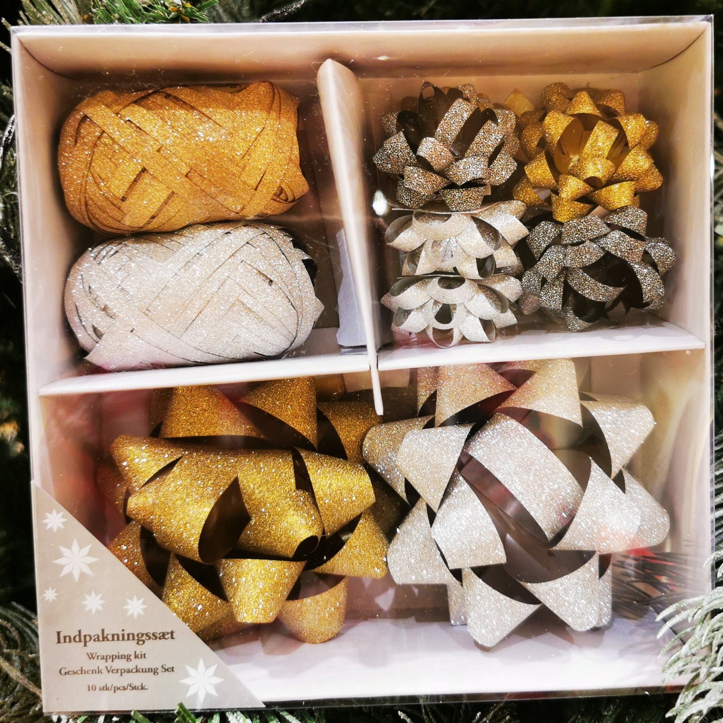 Paket för Julklappsinslagnings - 10 delar