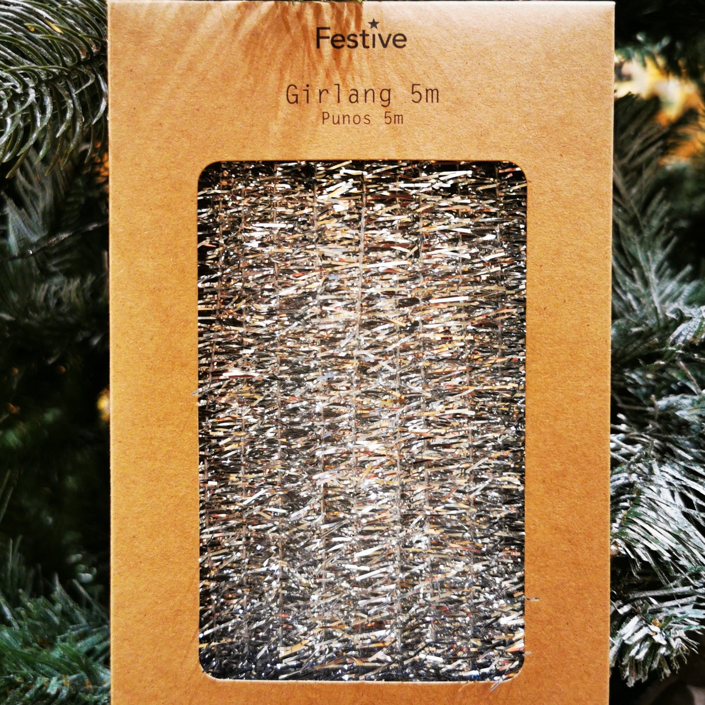 Glitter silver 5m