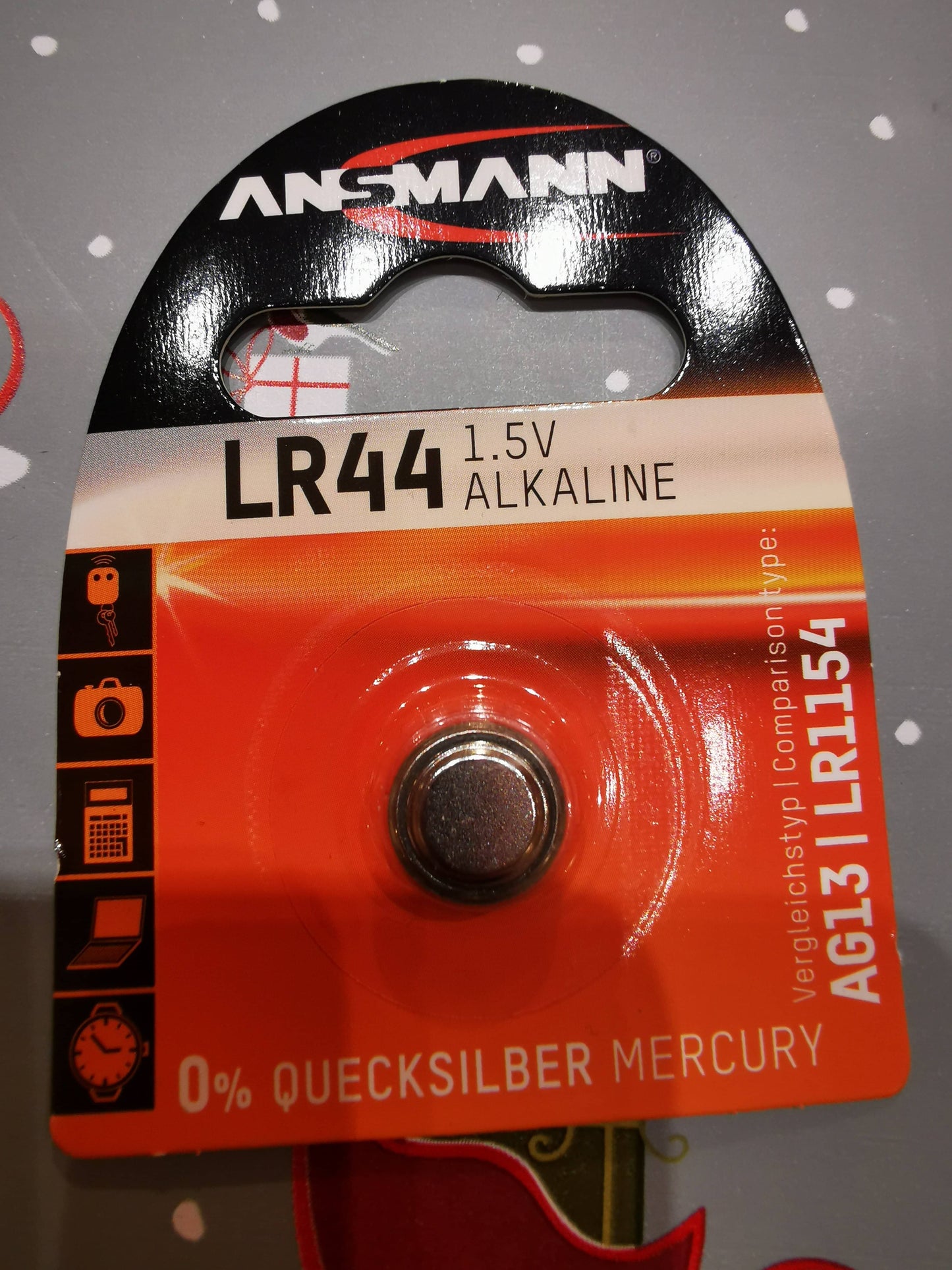 Knappbatteri LR44 - Alkaline - 1.5V