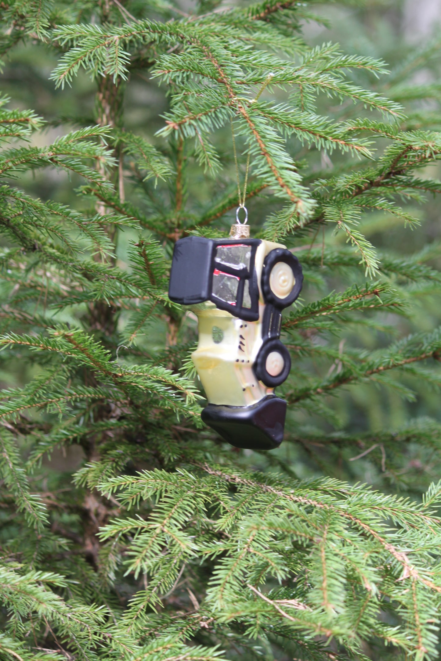 Julkula i glas -Hjullastare