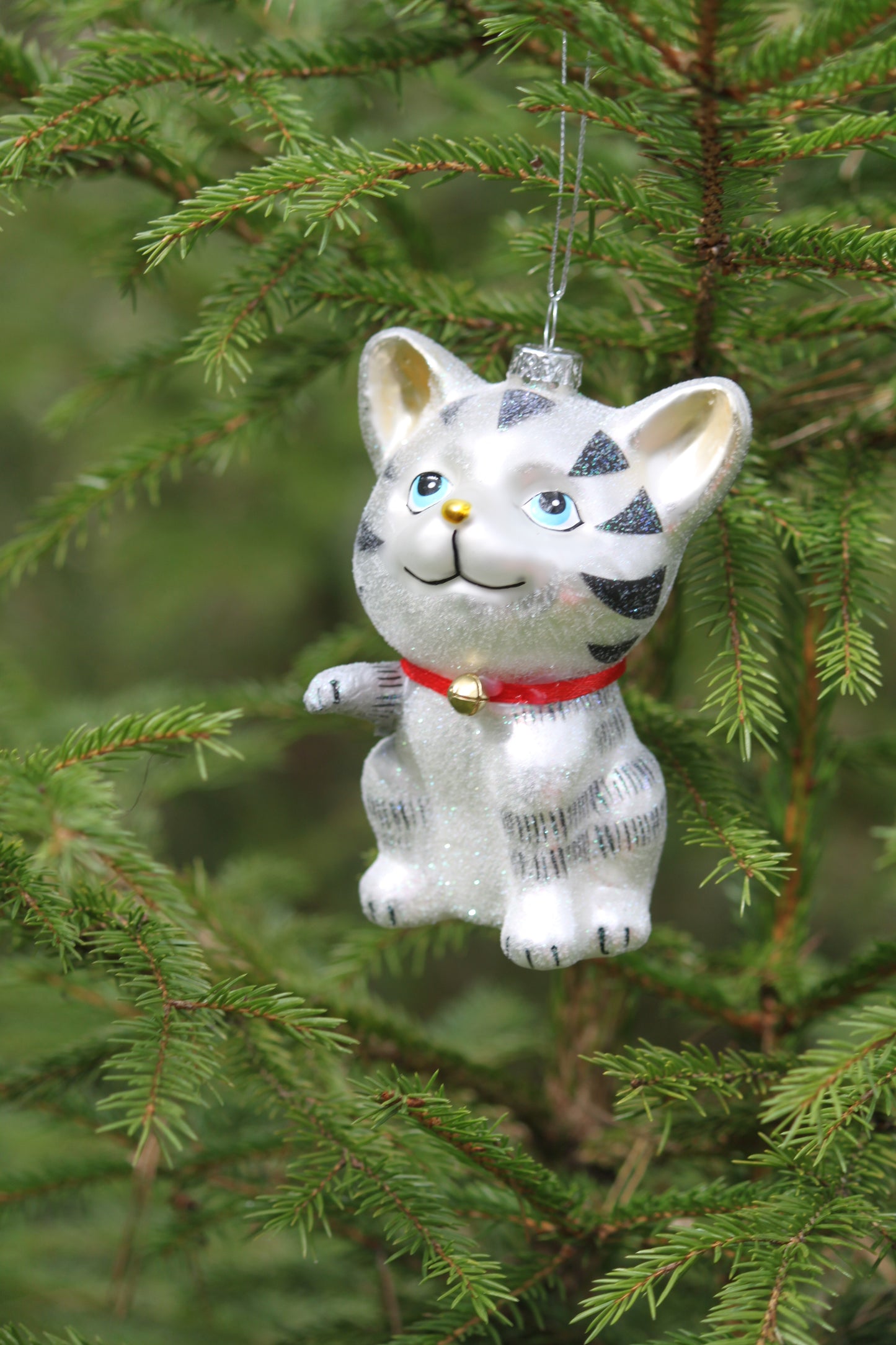 Julkula i glas -Katt