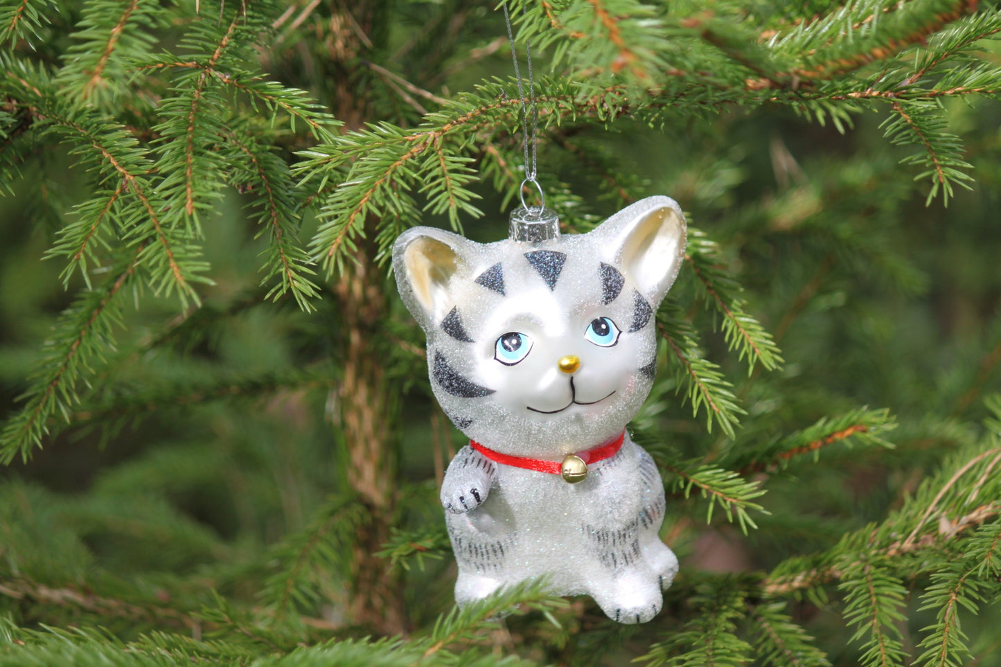 Julkula i glas -Katt