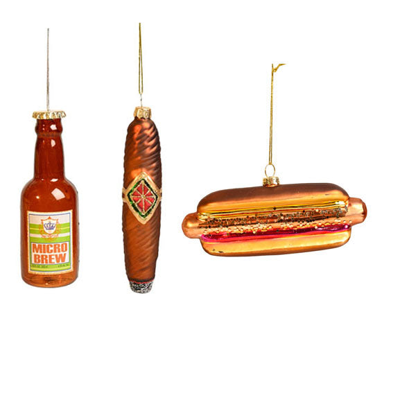 Julkulor - Ölflaska - Cigarr- Korv & Bröd