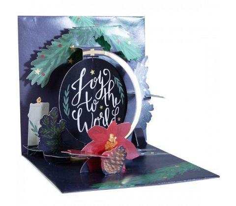 3D Pop-Up Kort - "Joy To the World" - Julkort - The Christmas Store - Sverige