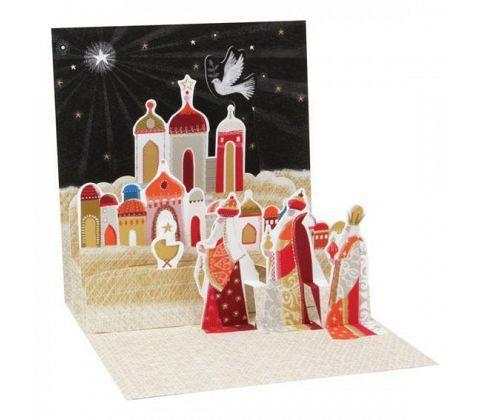 3D Pop-Up Kort - De Tre Vise Männen - Julkort - The Christmas Store - Sverige