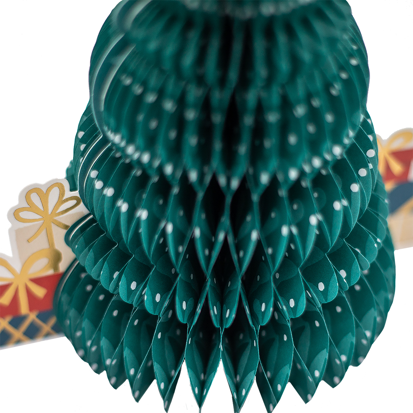 Julkort Gran Pompom Pop-up 21cm