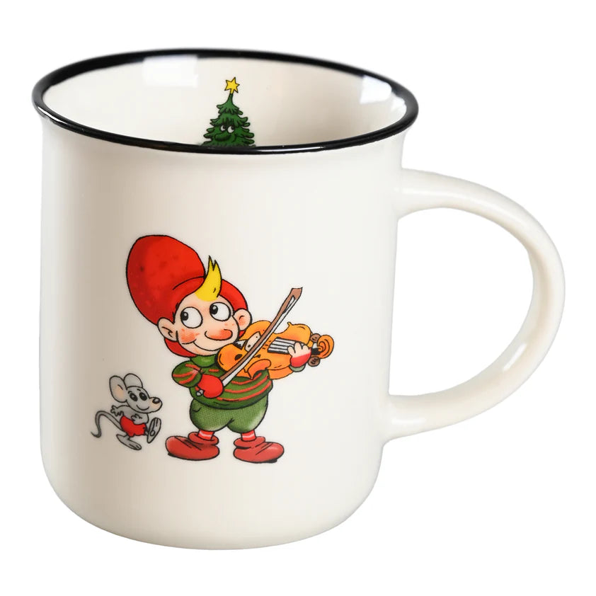 Julmugg Julius med fiol