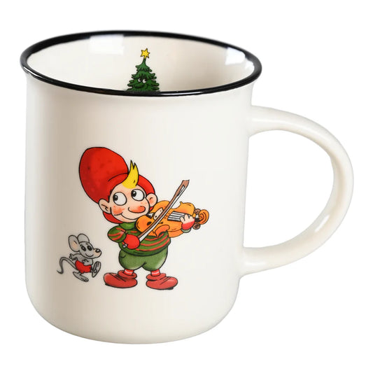 Julmugg Julius med fiol