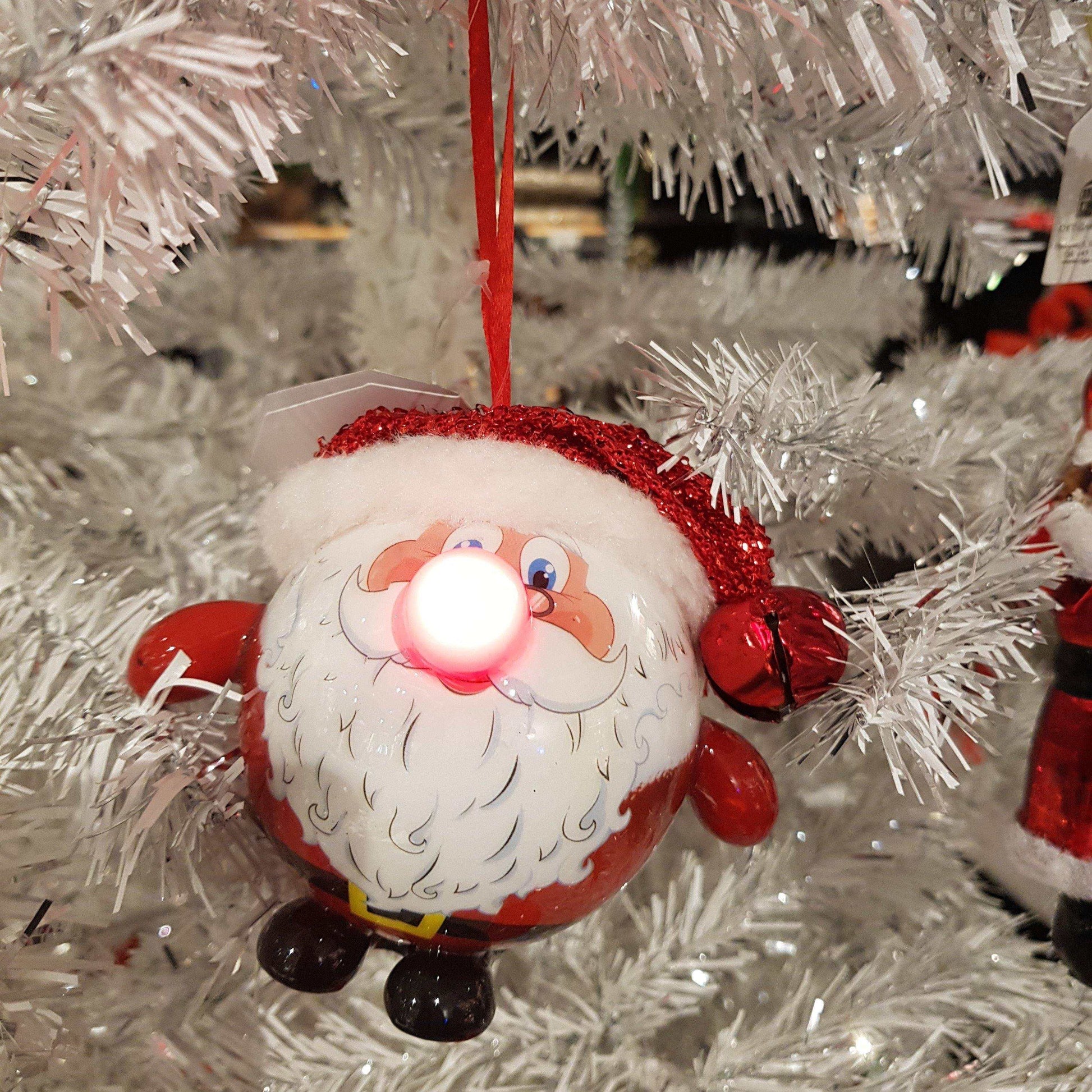 Julkula Tomte med blinkande näsa - The Christmas Store - Sverige