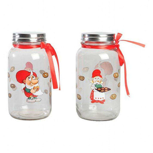 Glasburk Tomtemotiv 18cm - The Christmas Store - Sverige