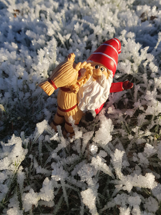 Tomte på julbock