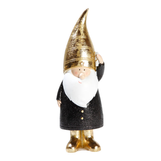 Tomte med Guldluva H 21cm