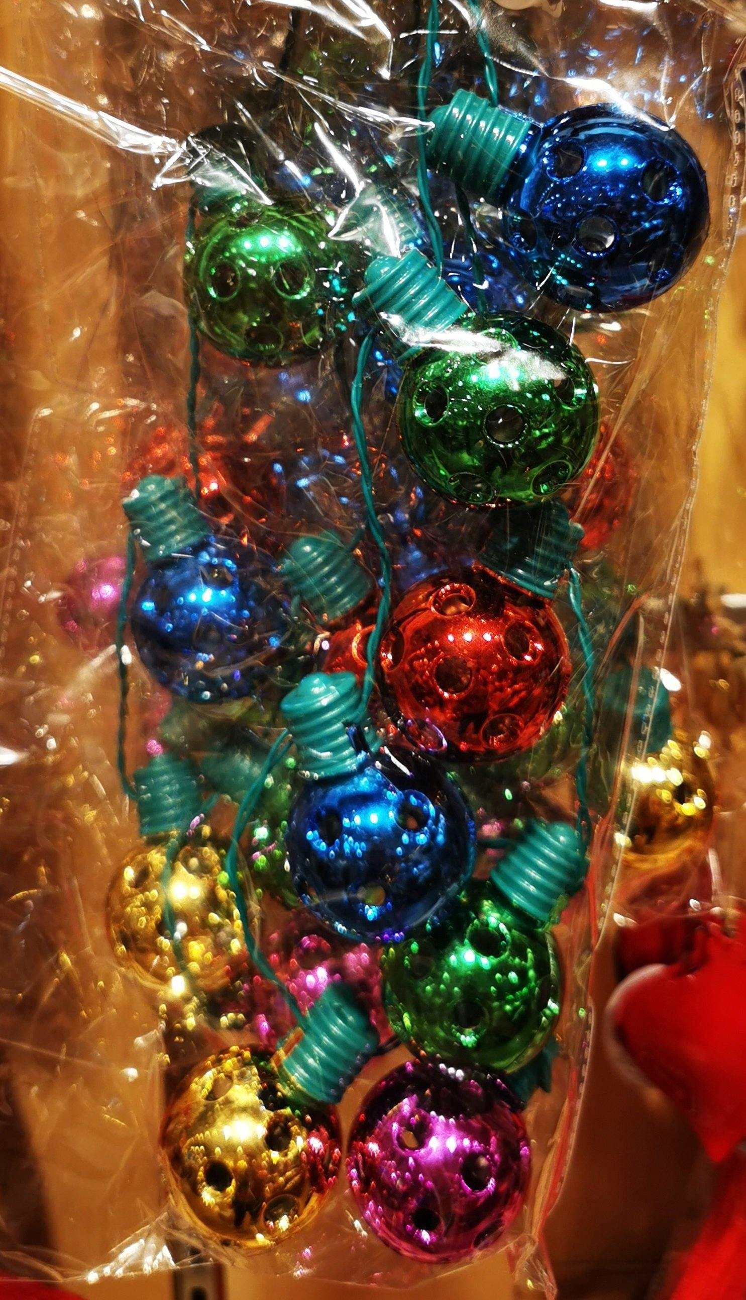 Halsband med färgade lampor - The Christmas Store - Sverige