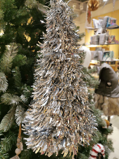 Silvrig Glittergran - Dekoration - The Christmas Store - Sverige