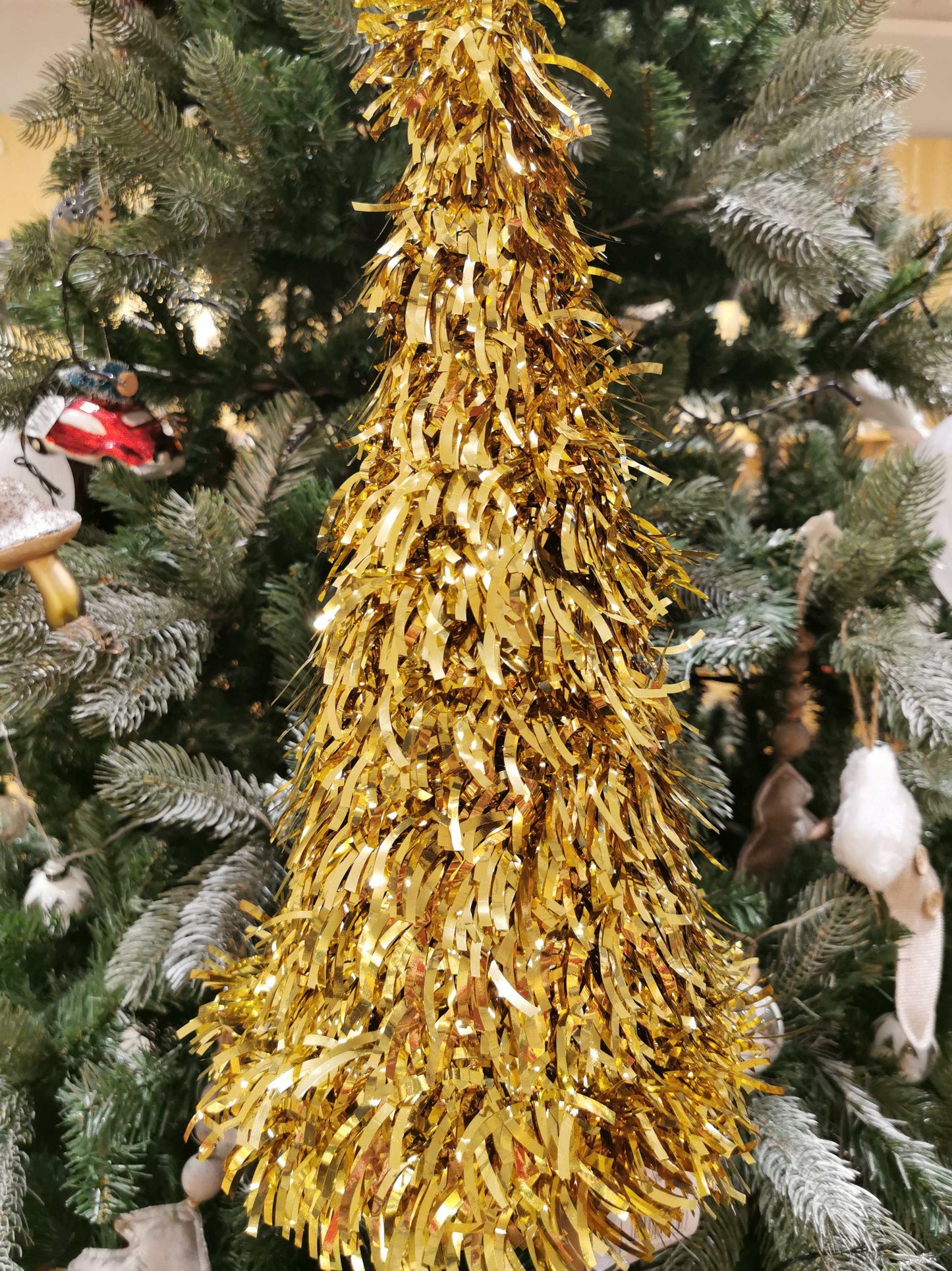 Guldig Glittergran - Dekoration - The Christmas Store - Sverige